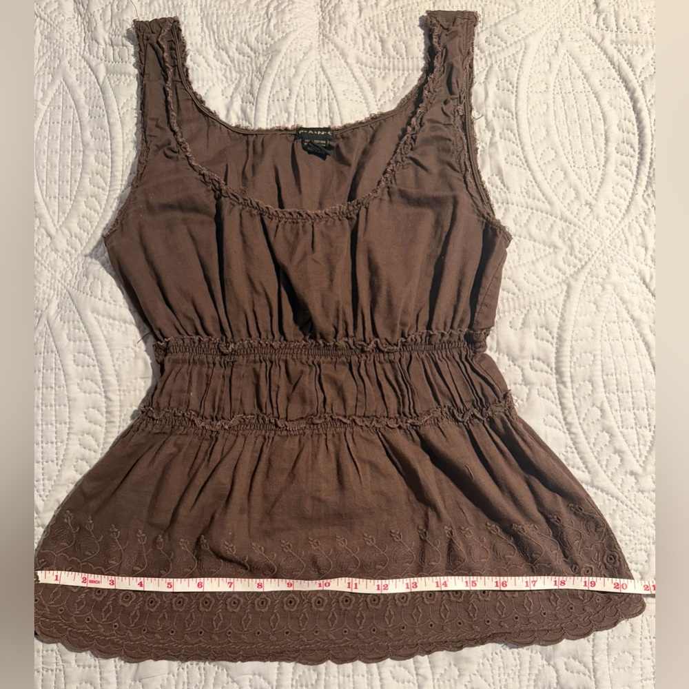 FANG Brown Sleeveless Hobo Top - Picture 6 of 6